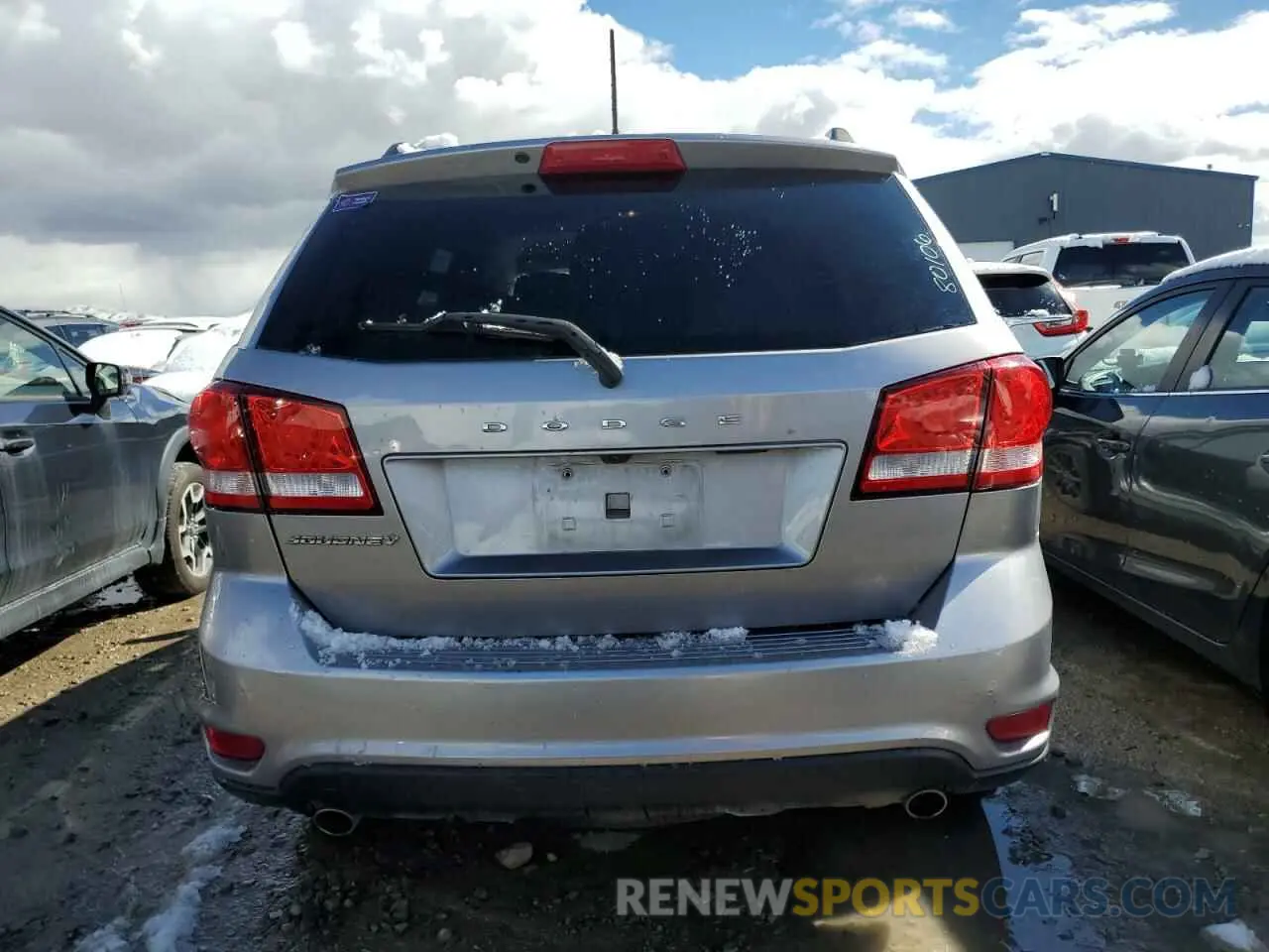6 fotografías del automóvil dañado 3C4PDCBG6KT875362 DODGE JOURNEY 2019