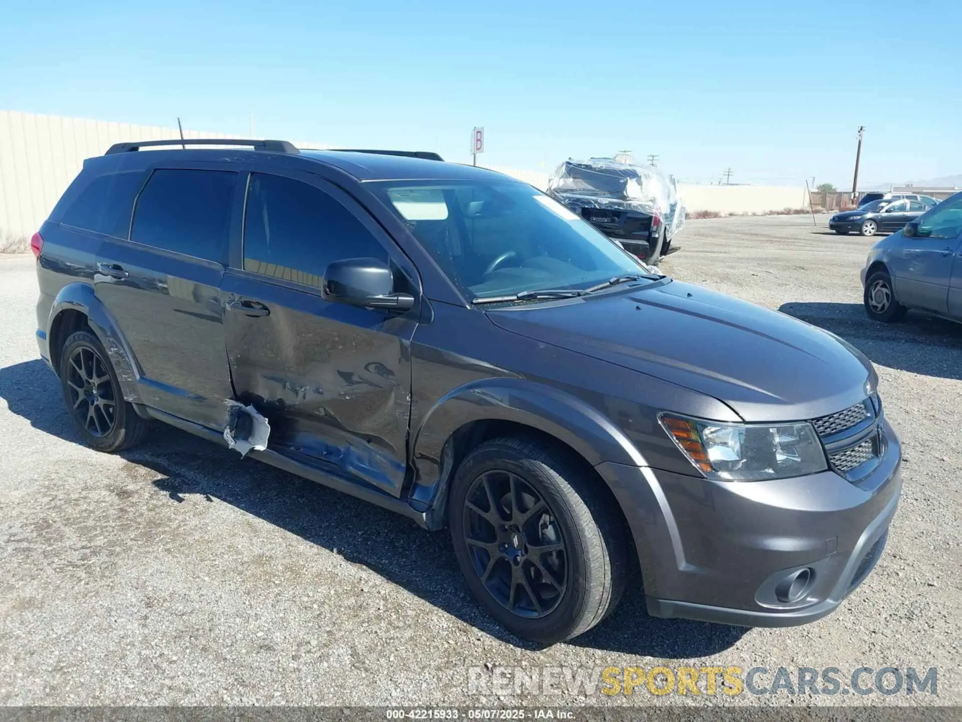1 fotografías del automóvil dañado 3C4PDCBG7KT875077 DODGE JOURNEY 2019