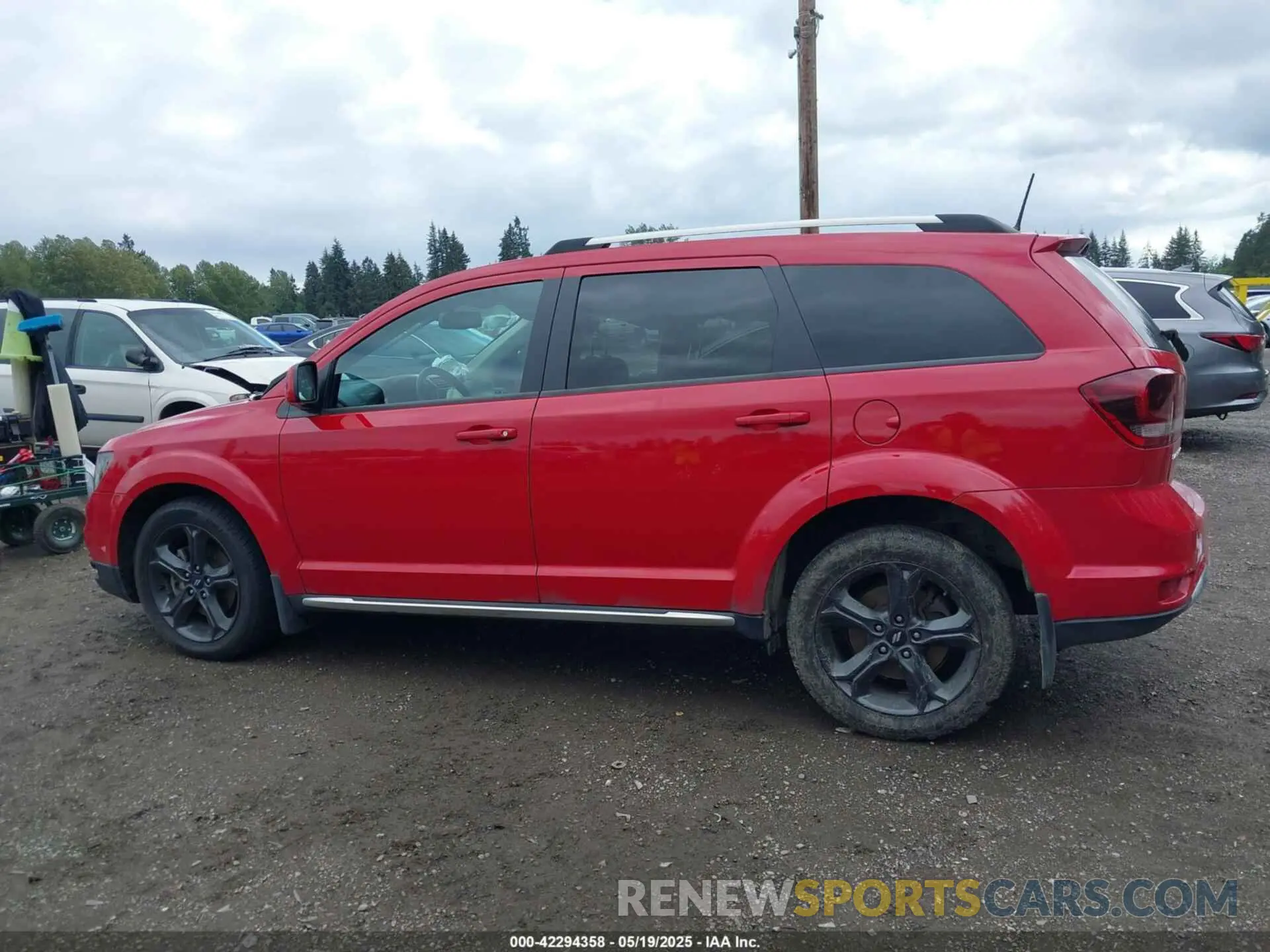 14 fotografías del automóvil dañado 3C4PDCGB7KT862438 DODGE JOURNEY 2019