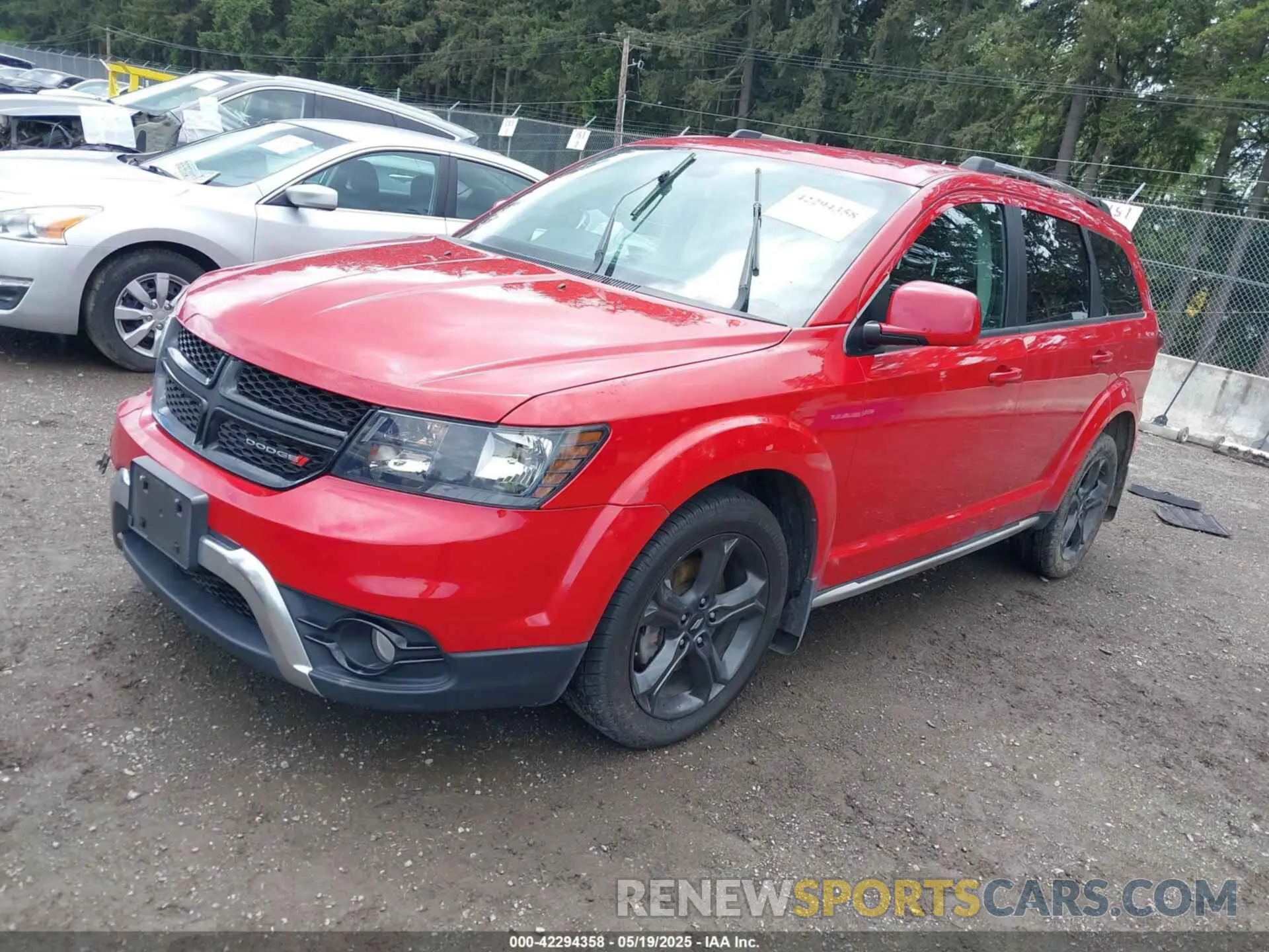 2 fotografías del automóvil dañado 3C4PDCGB7KT862438 DODGE JOURNEY 2019