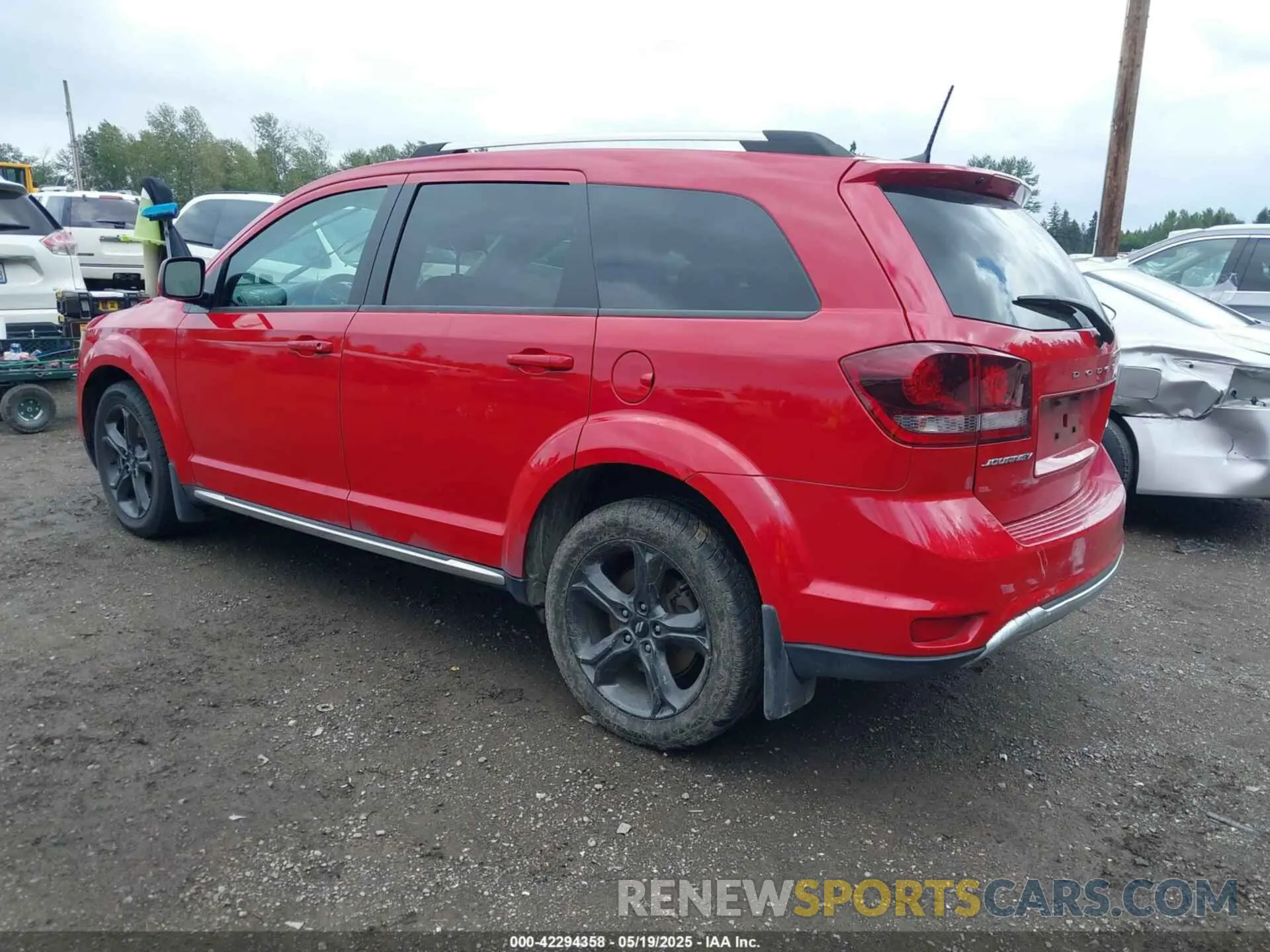 3 fotografías del automóvil dañado 3C4PDCGB7KT862438 DODGE JOURNEY 2019