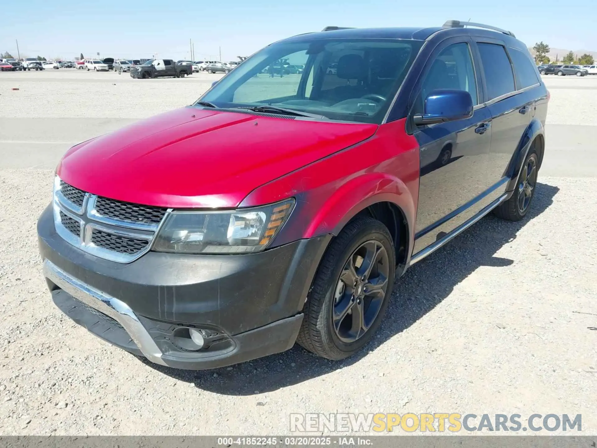 2 fotografías del automóvil dañado 3C4PDCGG0KT737485 DODGE JOURNEY 2019
