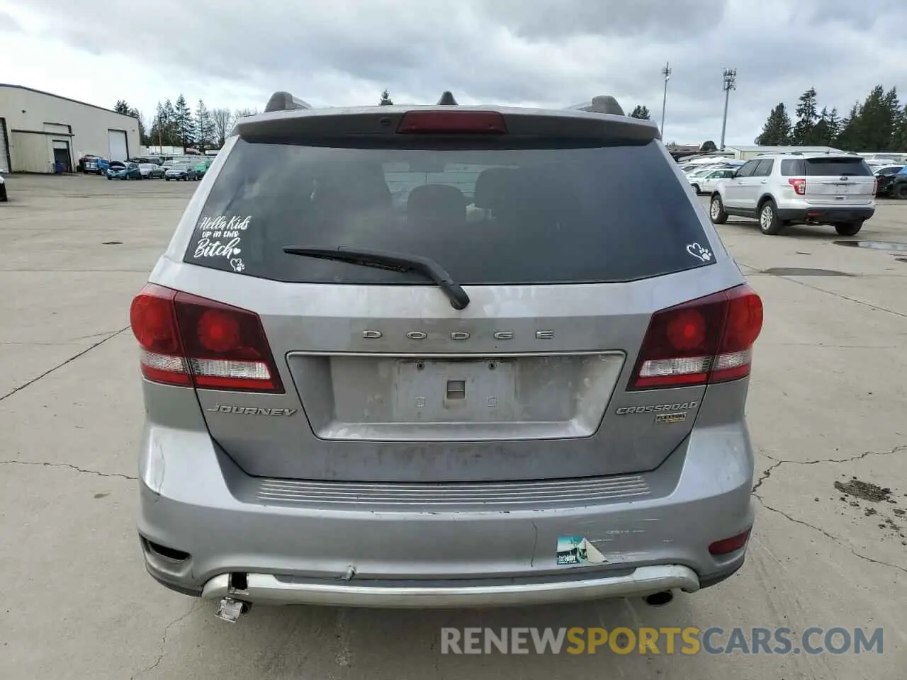 6 fotografías del automóvil dañado 3C4PDCGG0KT858078 DODGE JOURNEY 2019