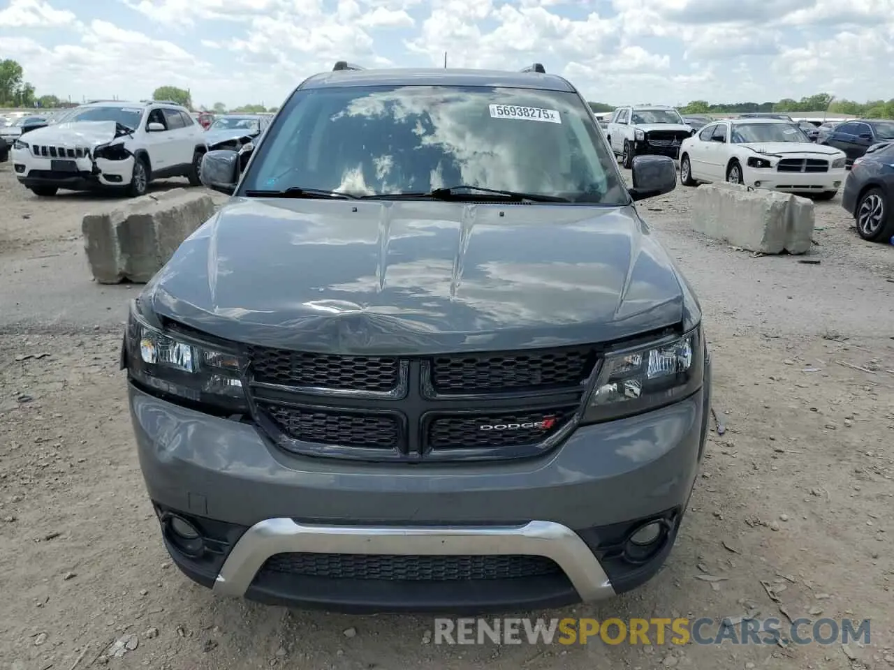 5 fotografías del automóvil dañado 3C4PDCGG1KT746390 DODGE JOURNEY 2019
