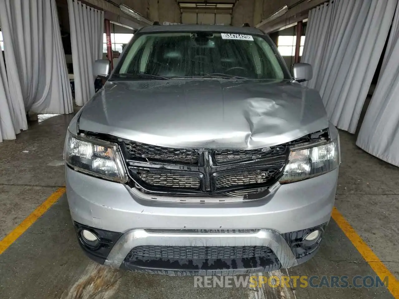 5 fotografías del automóvil dañado 3C4PDCGG6KT717029 DODGE JOURNEY 2019