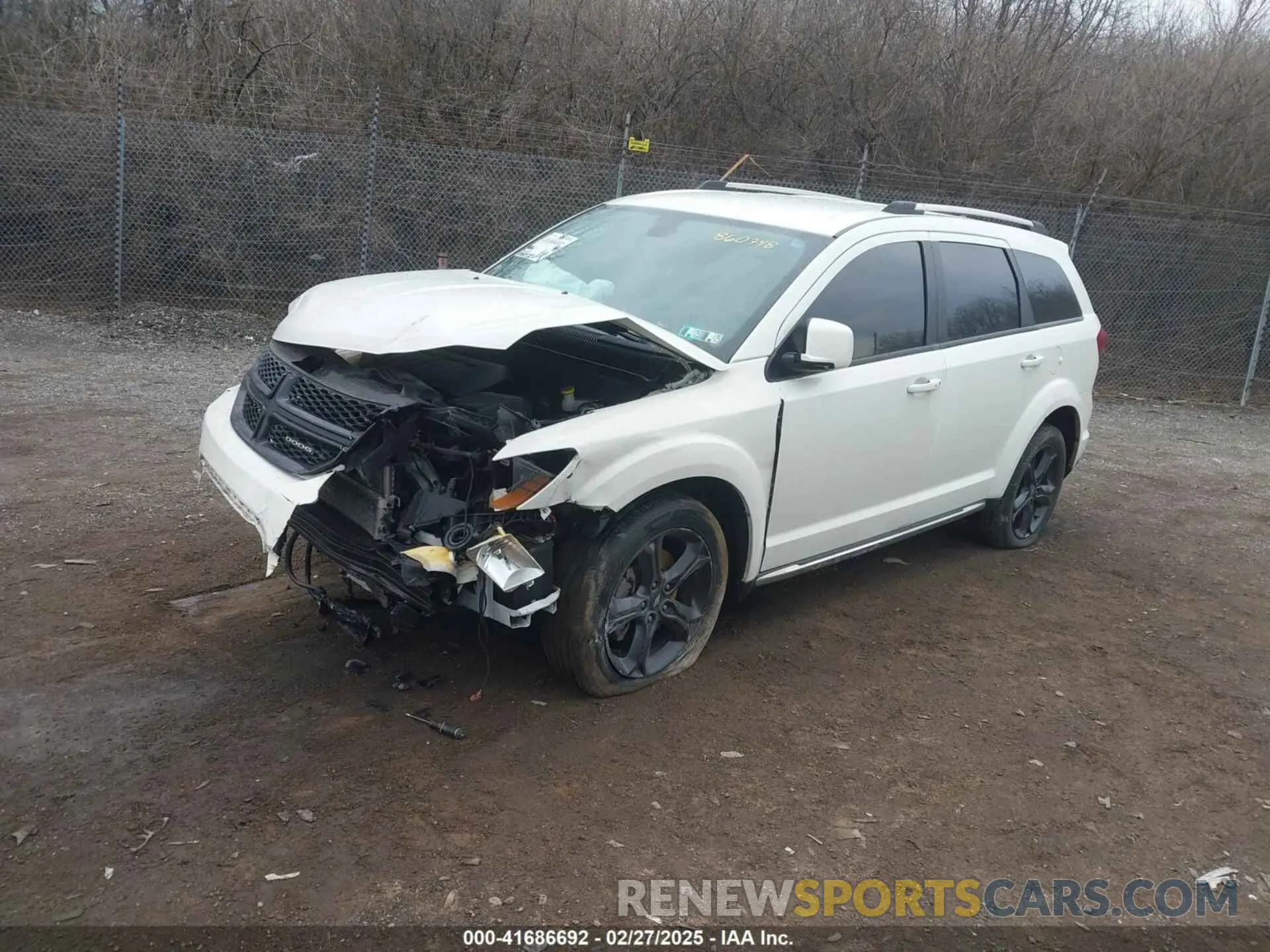 2 fotografías del automóvil dañado 3C4PDCGG7KT860748 DODGE JOURNEY 2019