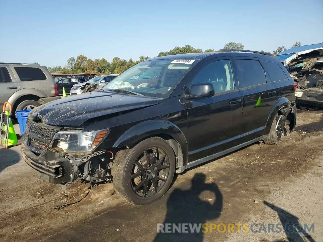 1 fotografías del automóvil dañado 3C4PDDEG0KT739262 DODGE JOURNEY 2019