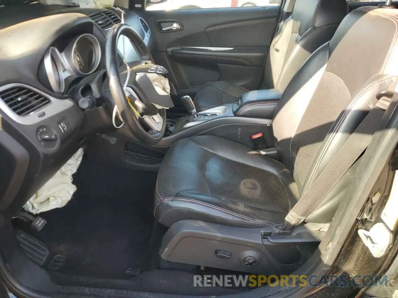 7 fotografías del automóvil dañado 3C4PDDEG0KT739262 DODGE JOURNEY 2019