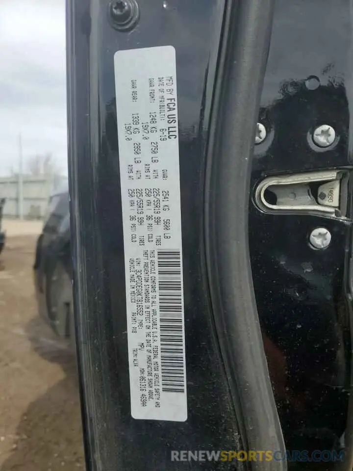 13 fotografías del automóvil dañado 3C4PDDEG0KT816552 DODGE JOURNEY 2019