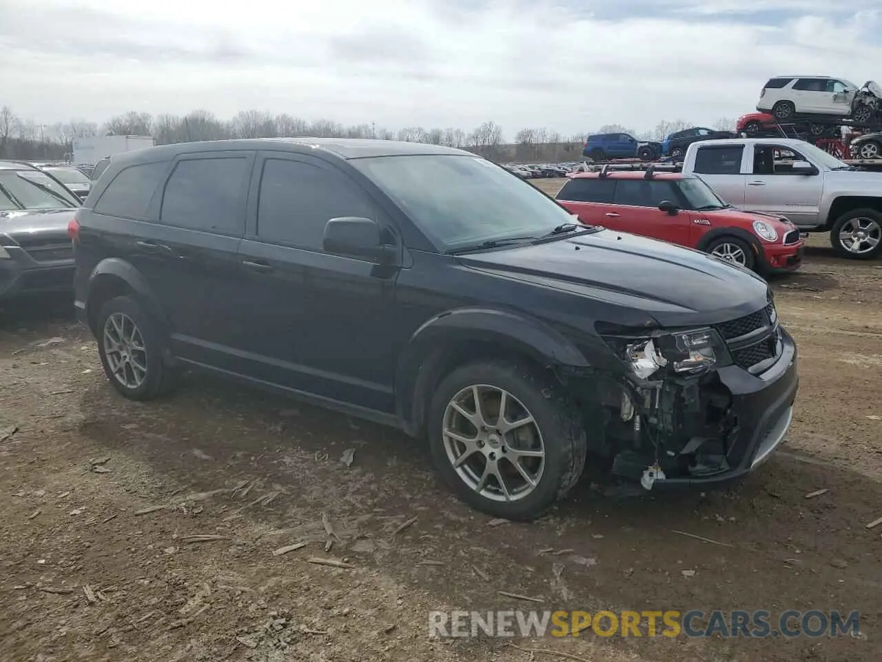 4 fotografías del automóvil dañado 3C4PDDEG0KT816552 DODGE JOURNEY 2019