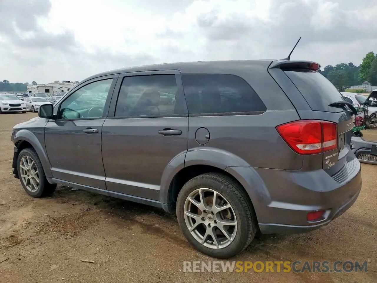 2 fotografías del automóvil dañado 3C4PDDEG1KT732286 DODGE JOURNEY 2019