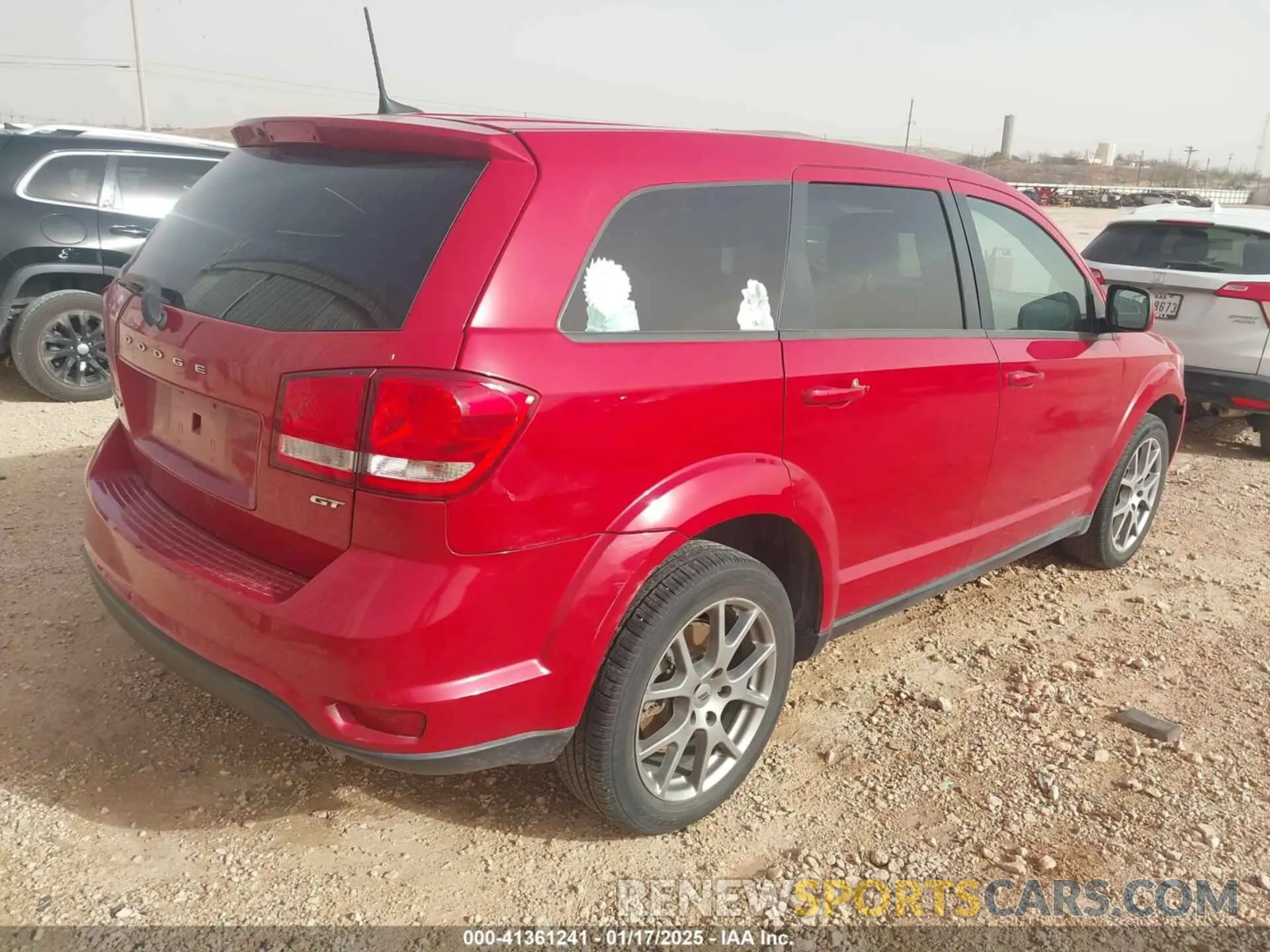 4 fotografías del automóvil dañado 3C4PDDEG2KT745676 DODGE JOURNEY 2019