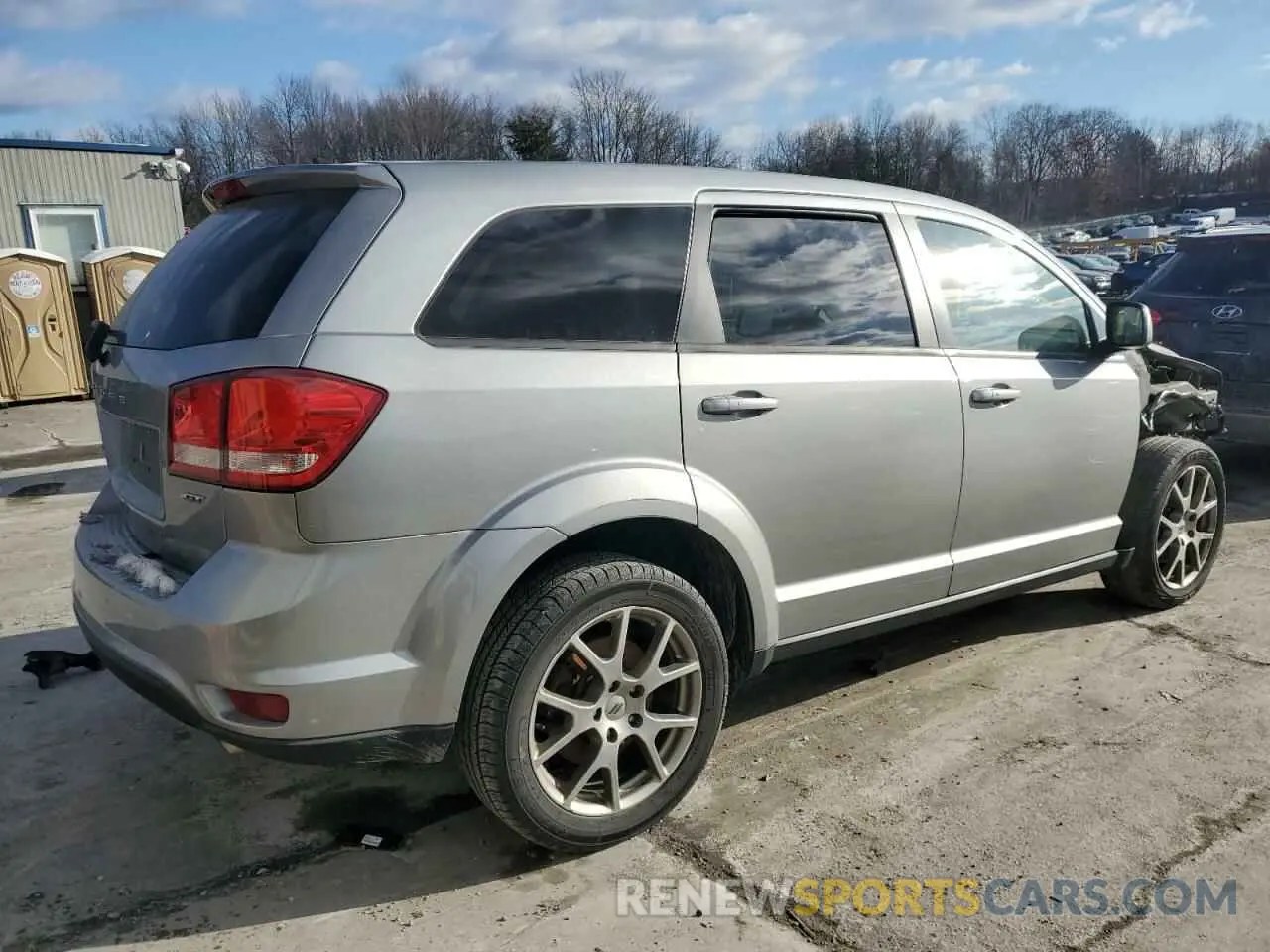 3 fotografías del automóvil dañado 3C4PDDEG5KT785007 DODGE JOURNEY 2019