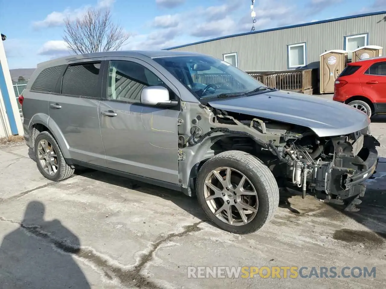 4 fotografías del automóvil dañado 3C4PDDEG5KT785007 DODGE JOURNEY 2019