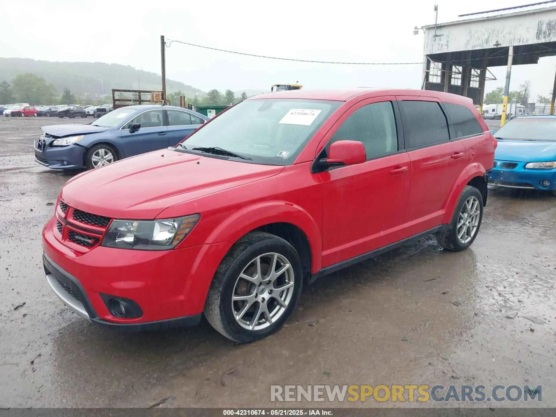 2 fotografías del automóvil dañado 3C4PDDEG7KT795151 DODGE JOURNEY 2019