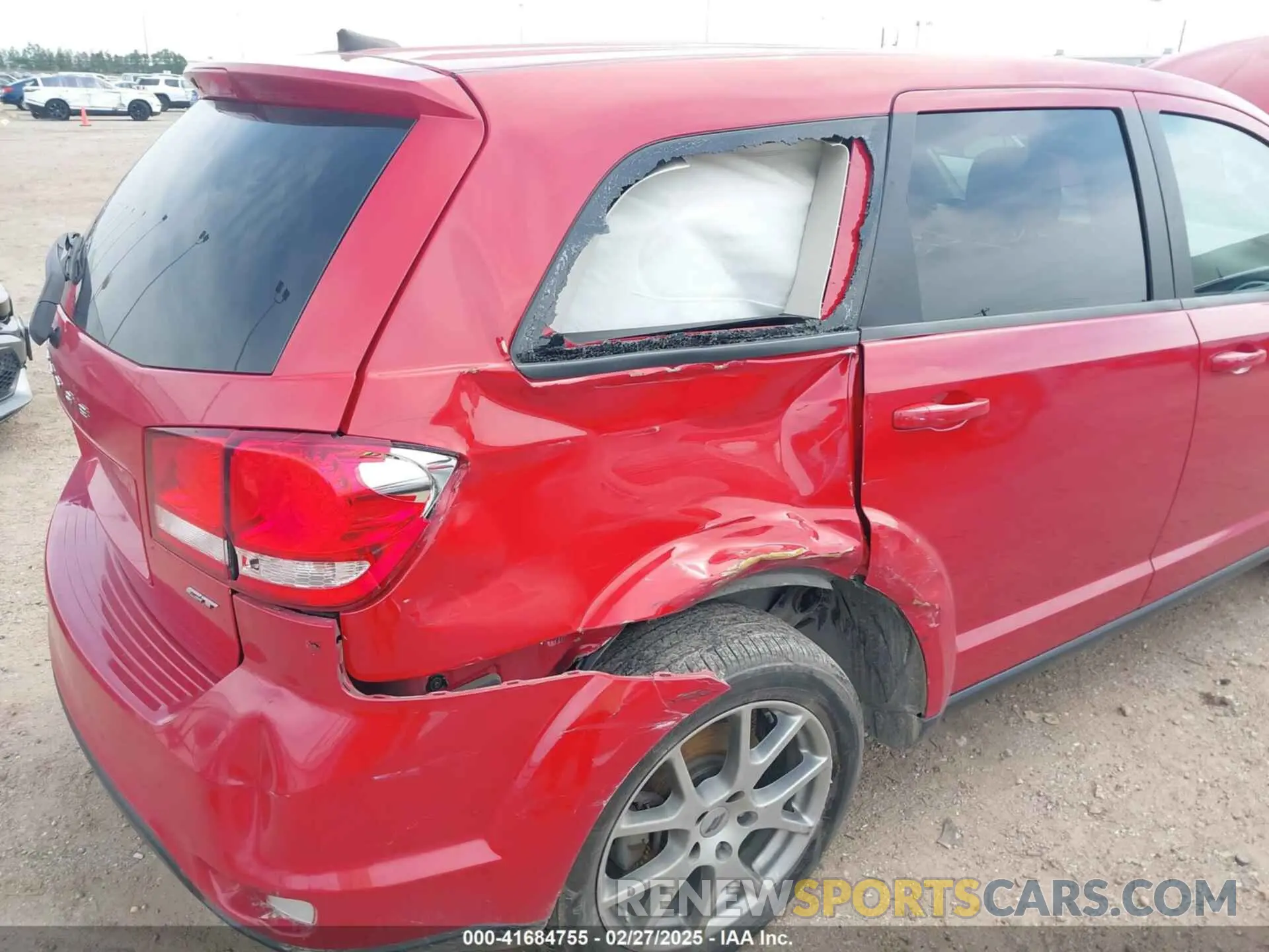 6 fotografías del automóvil dañado 3C4PDDEG8KT720006 DODGE JOURNEY 2019