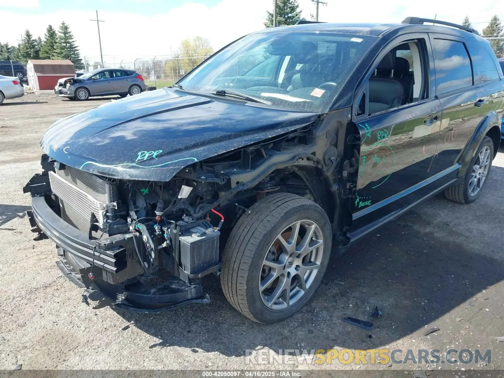 6 fotografías del automóvil dañado 3C4PDDEG9KT687890 DODGE JOURNEY 2019