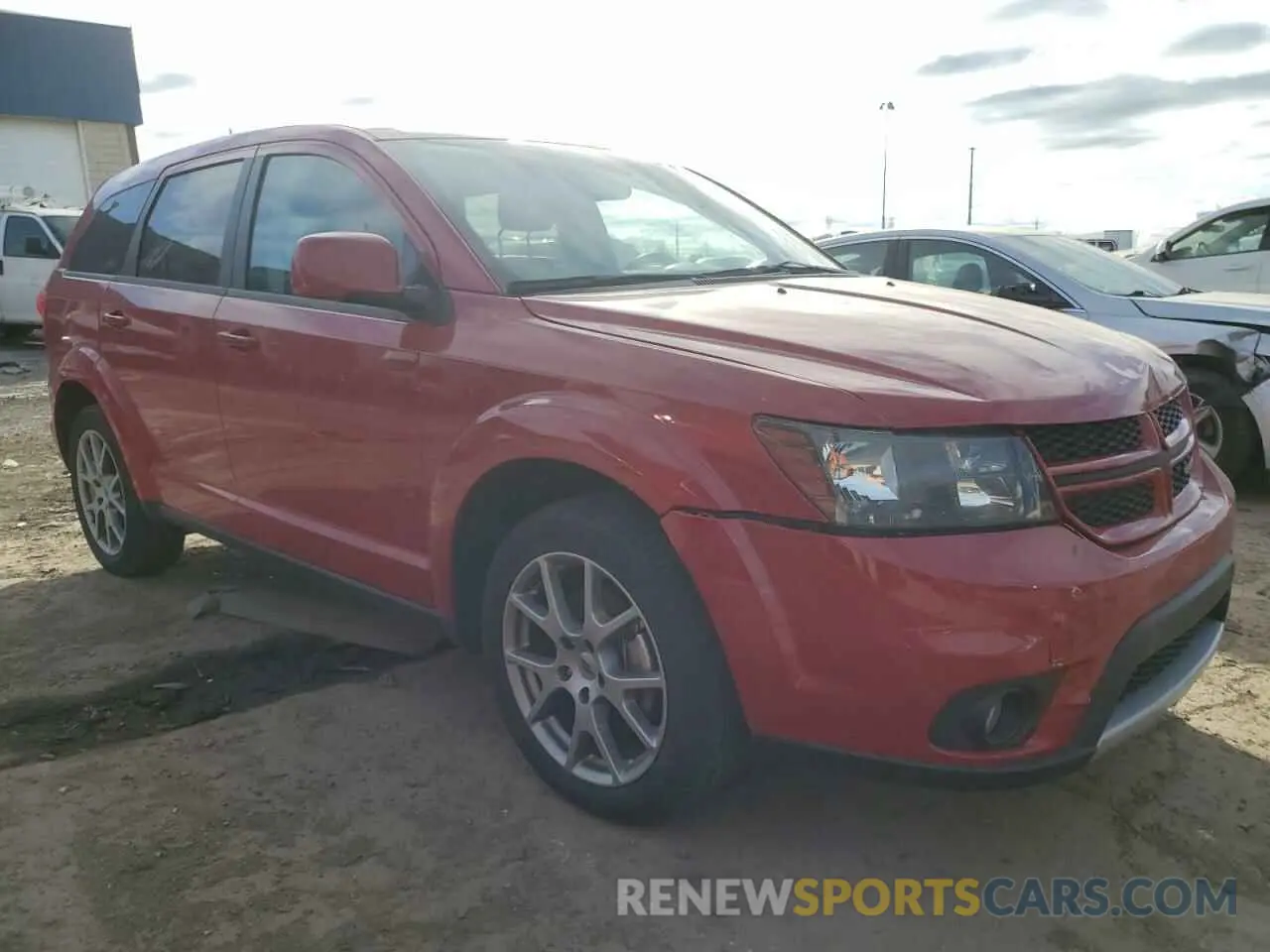 4 fotografías del automóvil dañado 3C4PDDEG9KT720998 DODGE JOURNEY 2019
