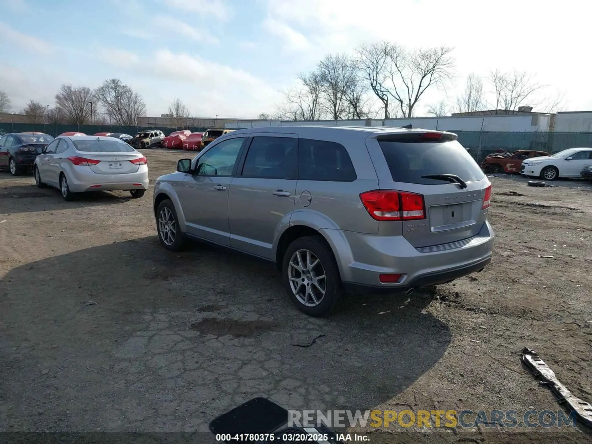 3 fotografías del automóvil dañado 3C4PDDEG9KT764693 DODGE JOURNEY 2019