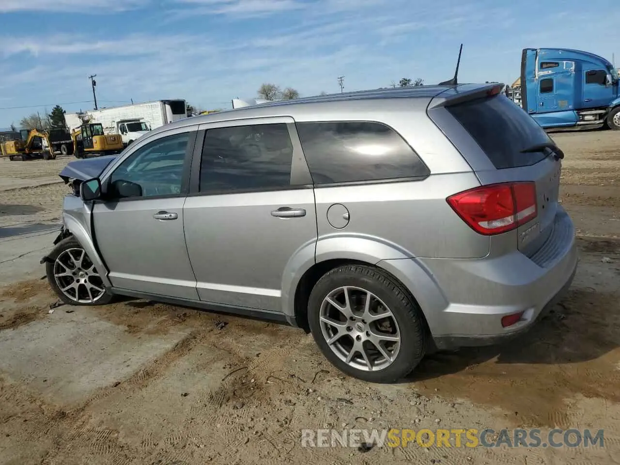 2 fotografías del automóvil dañado 3C4PDDEG9KT774592 DODGE JOURNEY 2019