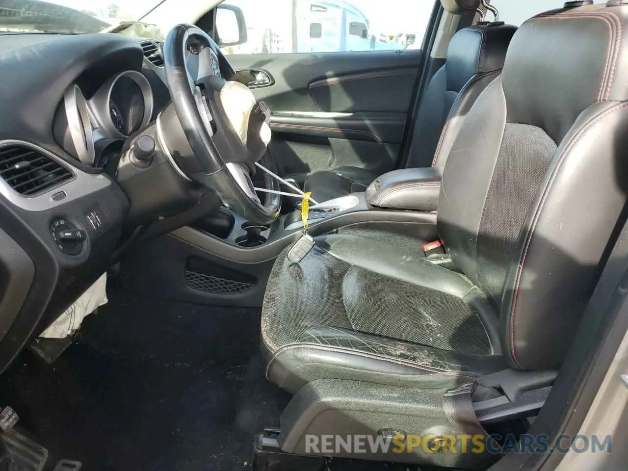 7 fotografías del automóvil dañado 3C4PDDEG9KT774592 DODGE JOURNEY 2019