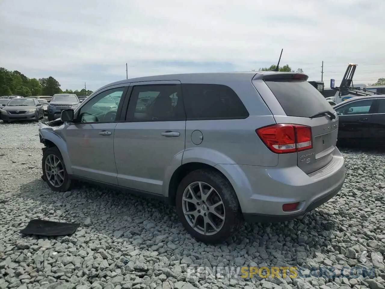 2 fotografías del automóvil dañado 3C4PDDEG9KT784619 DODGE JOURNEY 2019