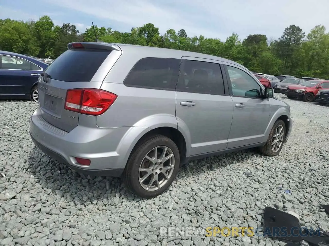 3 fotografías del automóvil dañado 3C4PDDEG9KT784619 DODGE JOURNEY 2019