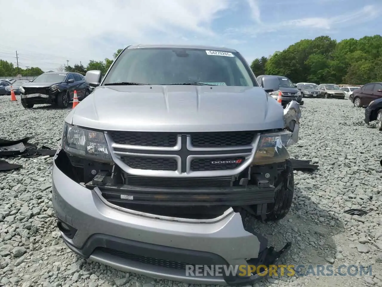 5 fotografías del automóvil dañado 3C4PDDEG9KT784619 DODGE JOURNEY 2019