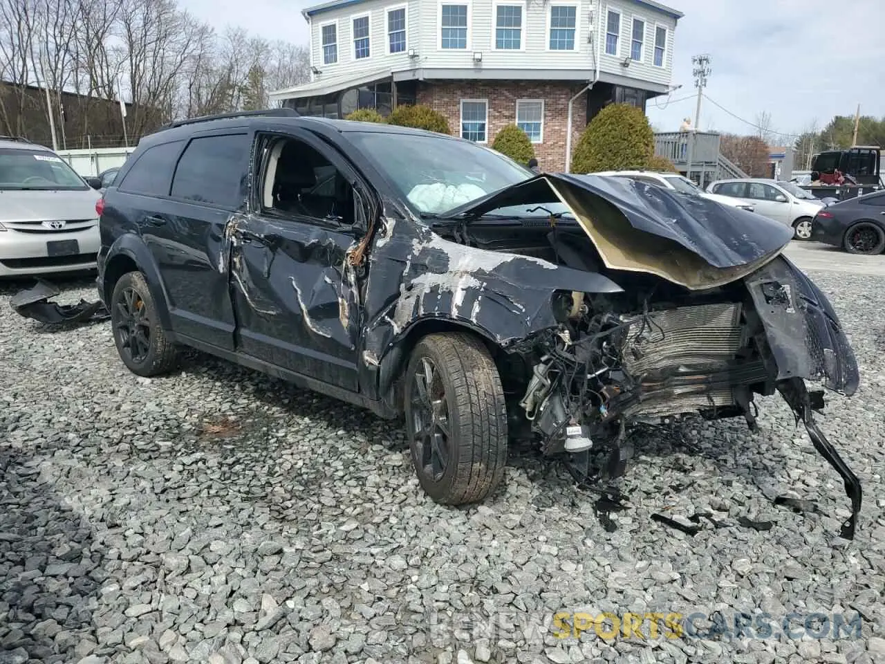 4 fotografías del automóvil dañado 3C4PDDEG9KT861991 DODGE JOURNEY 2019