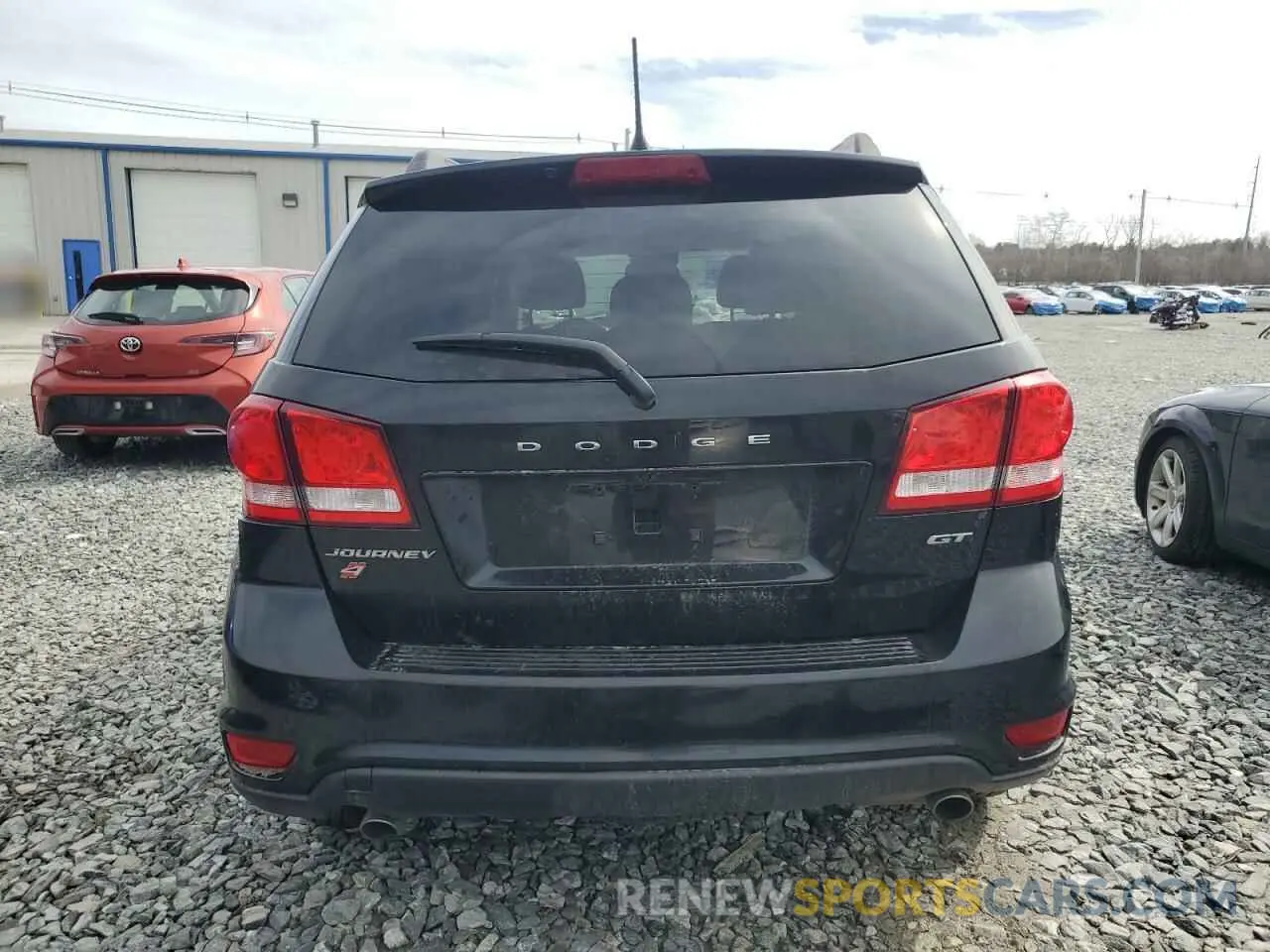 6 fotografías del automóvil dañado 3C4PDDEG9KT861991 DODGE JOURNEY 2019