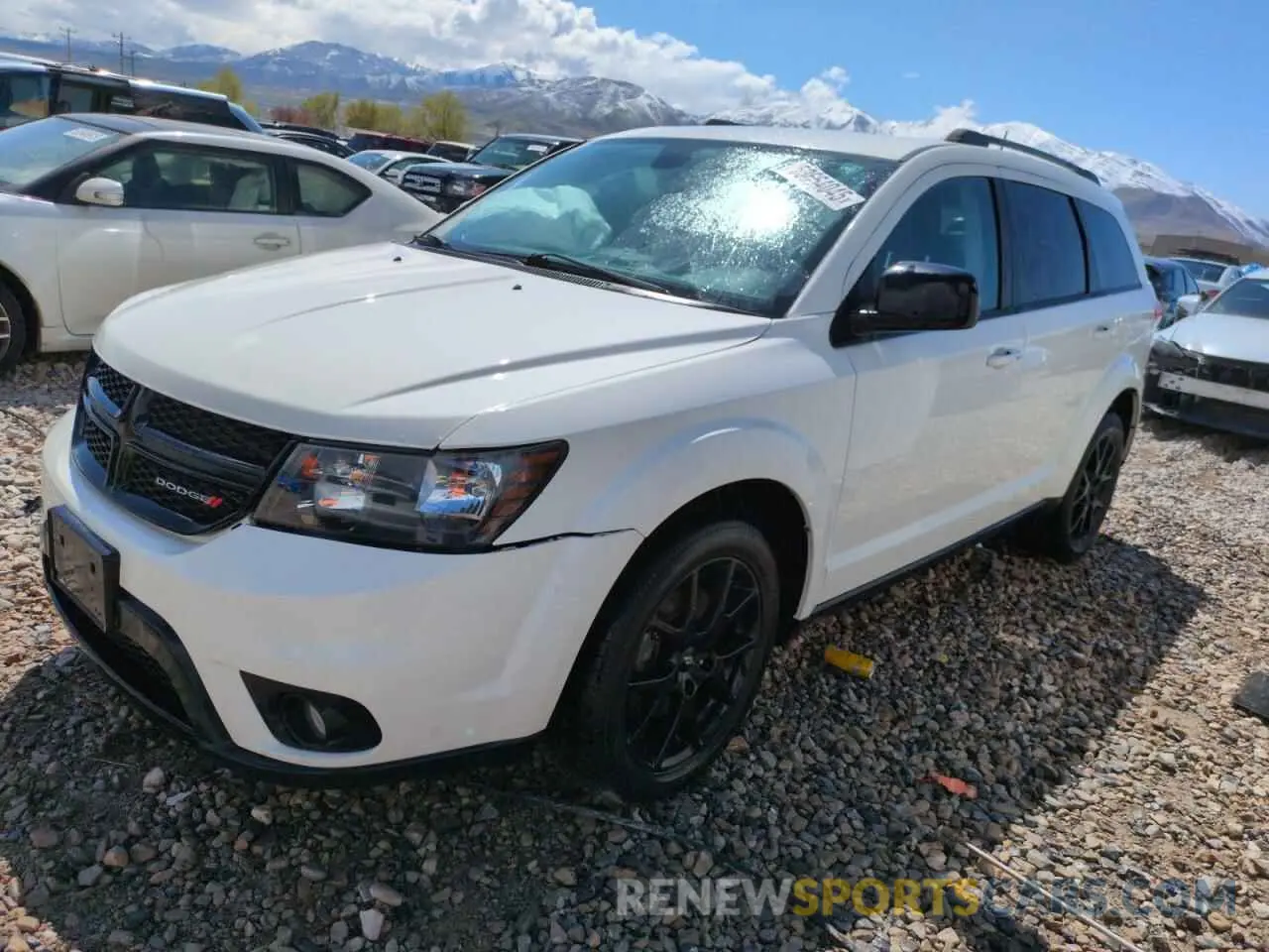 1 fotografías del automóvil dañado 3C4PDDEGXKT875575 DODGE JOURNEY 2019