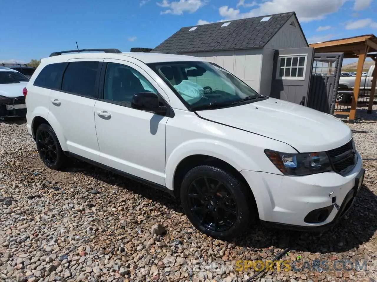 4 fotografías del automóvil dañado 3C4PDDEGXKT875575 DODGE JOURNEY 2019