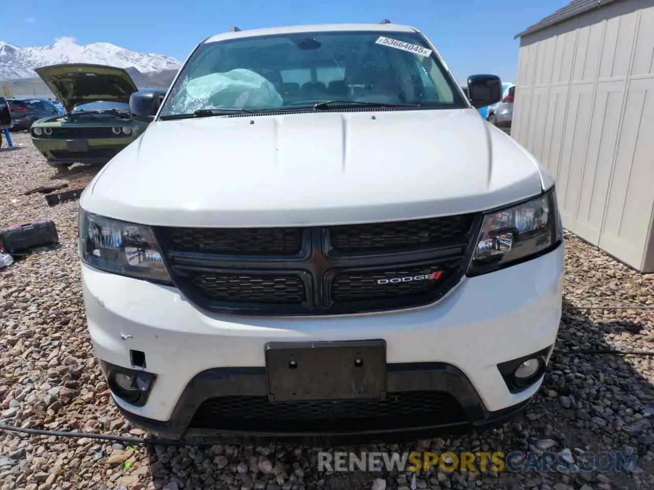 5 fotografías del automóvil dañado 3C4PDDEGXKT875575 DODGE JOURNEY 2019