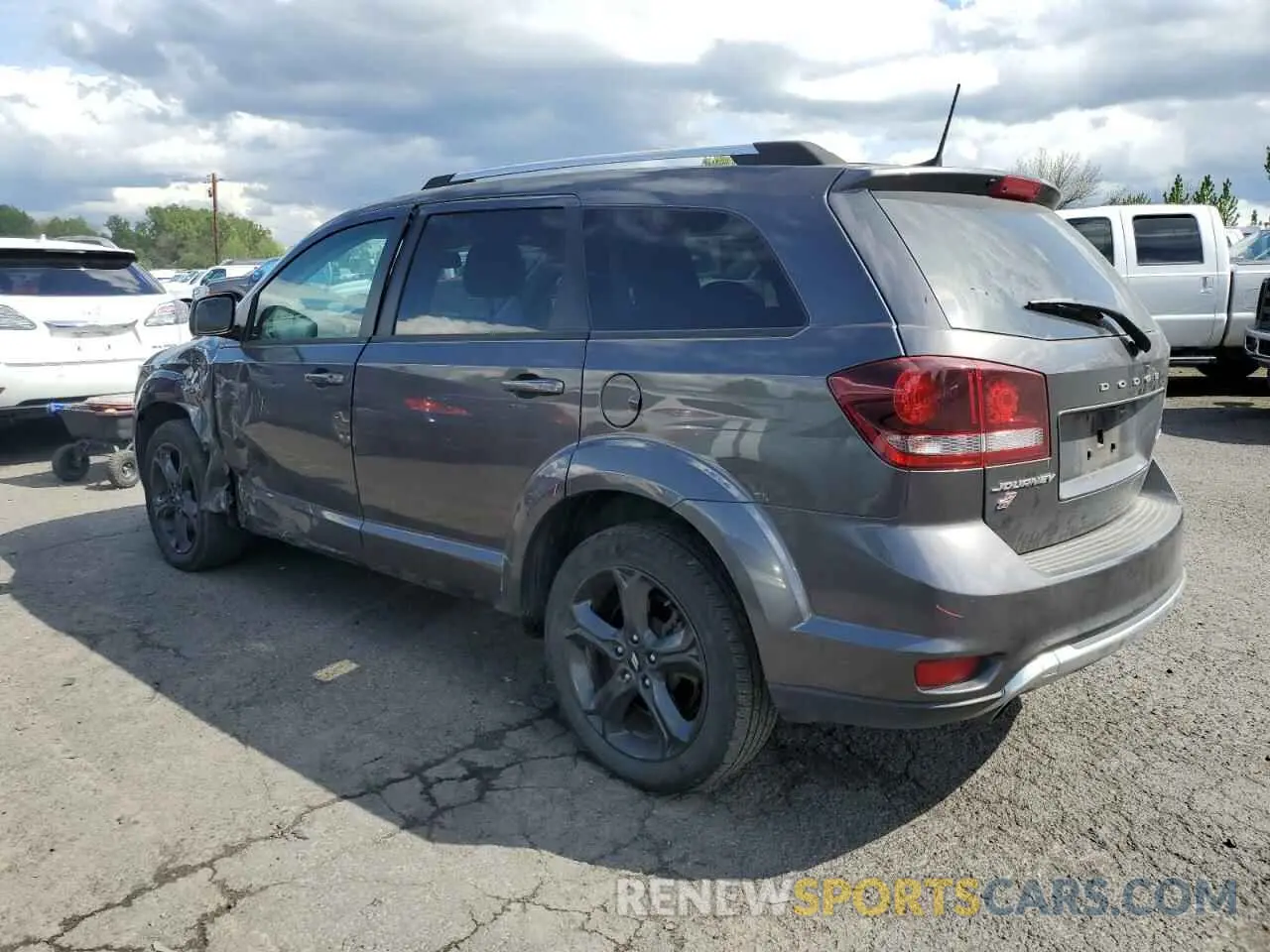 2 fotografías del automóvil dañado 3C4PDDGG1KT845328 DODGE JOURNEY 2019