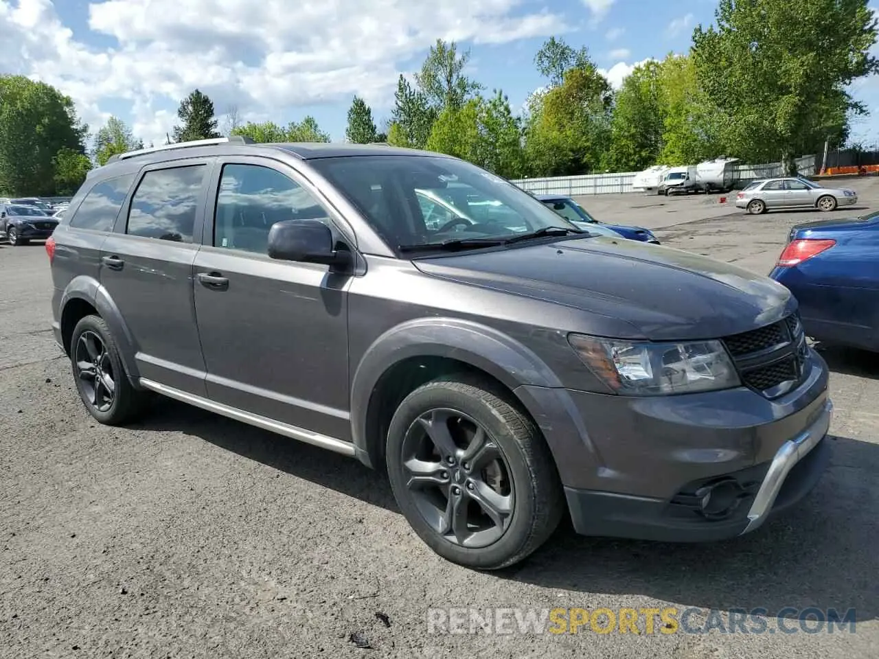 4 fotografías del automóvil dañado 3C4PDDGG1KT845328 DODGE JOURNEY 2019
