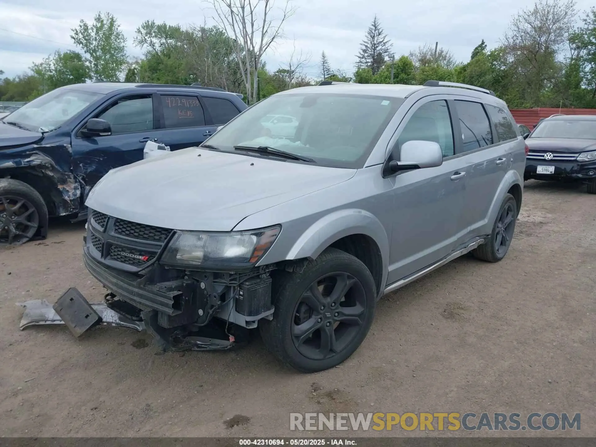 2 fotografías del automóvil dañado 3C4PDDGG6KT739022 DODGE JOURNEY 2019