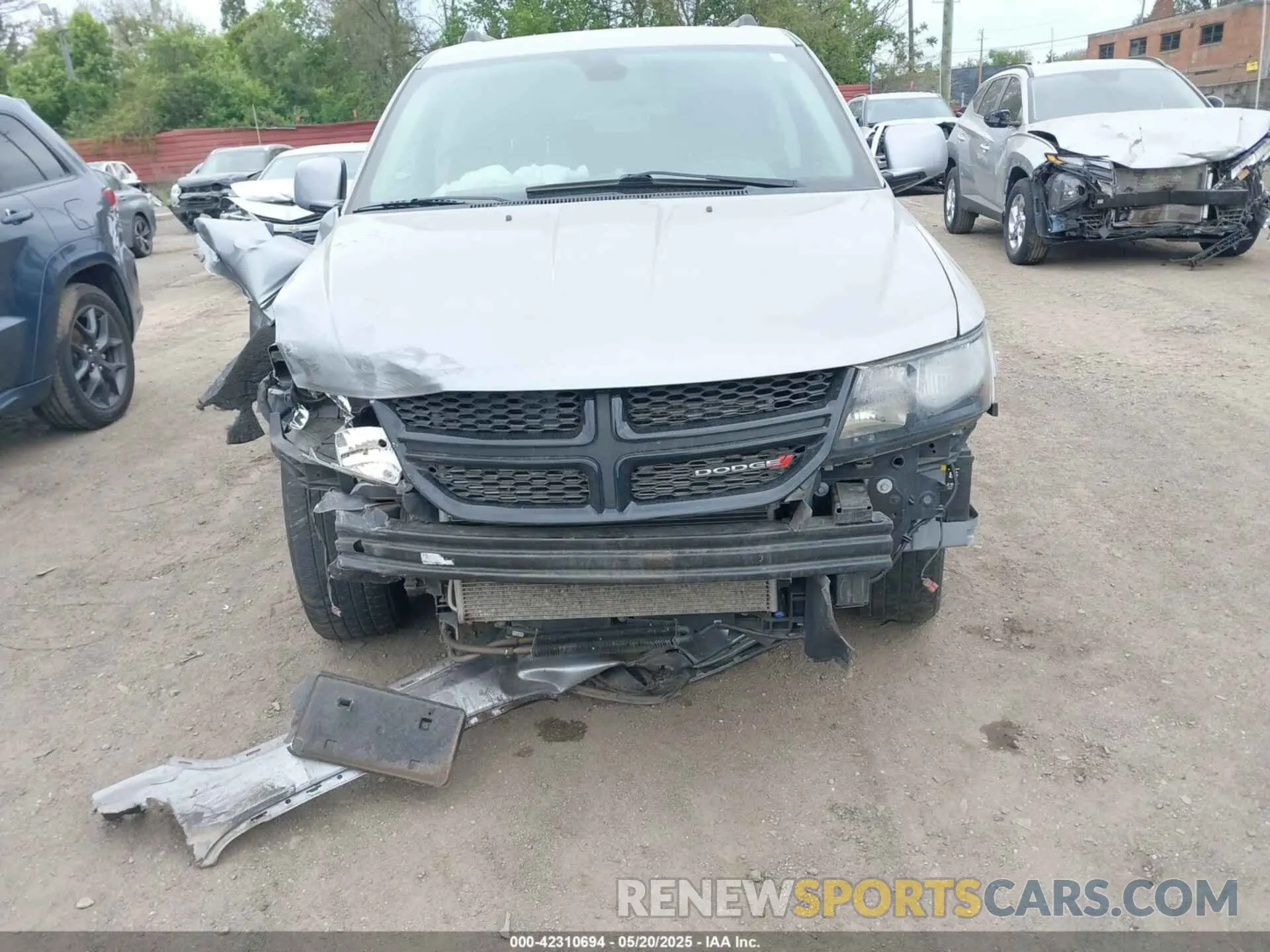 6 fotografías del automóvil dañado 3C4PDDGG6KT739022 DODGE JOURNEY 2019