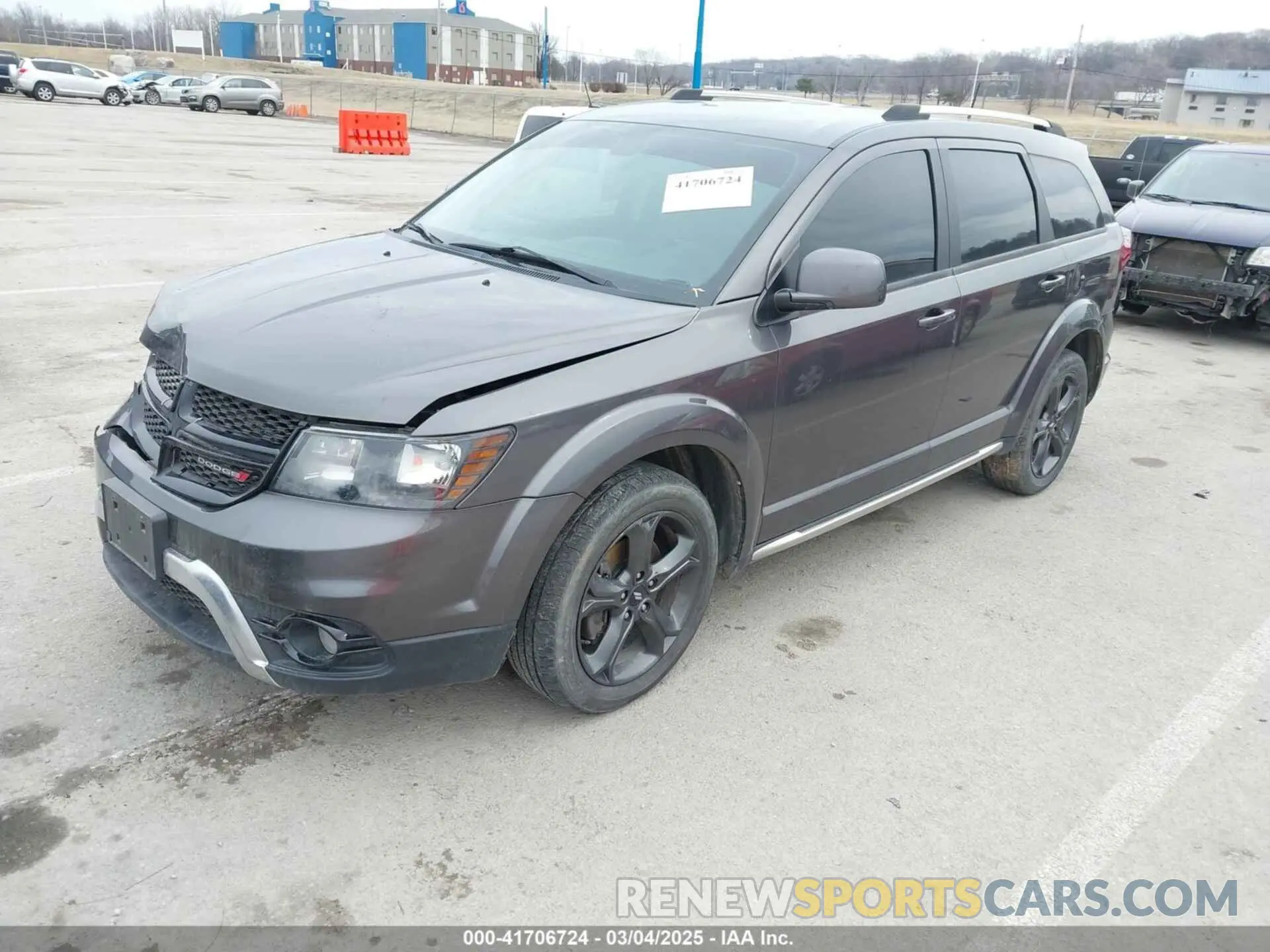 2 fotografías del automóvil dañado 3C4PDDGG8KT861901 DODGE JOURNEY 2019