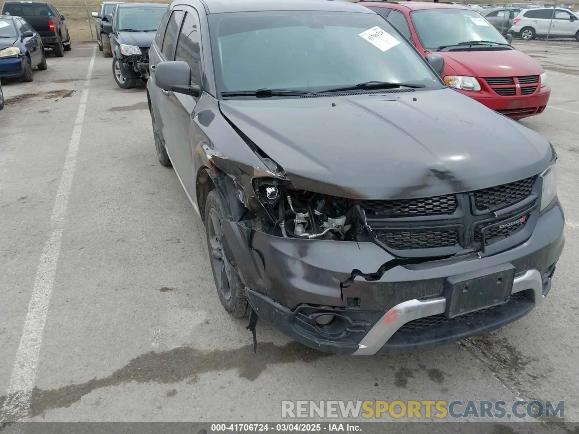 6 fotografías del automóvil dañado 3C4PDDGG8KT861901 DODGE JOURNEY 2019