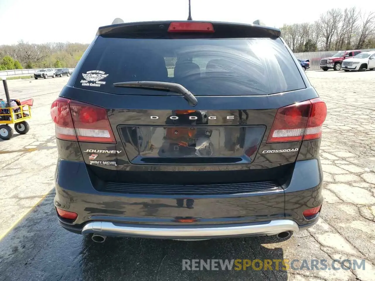 6 fotografías del automóvil dañado 3C4PDDGGXKT779846 DODGE JOURNEY 2019