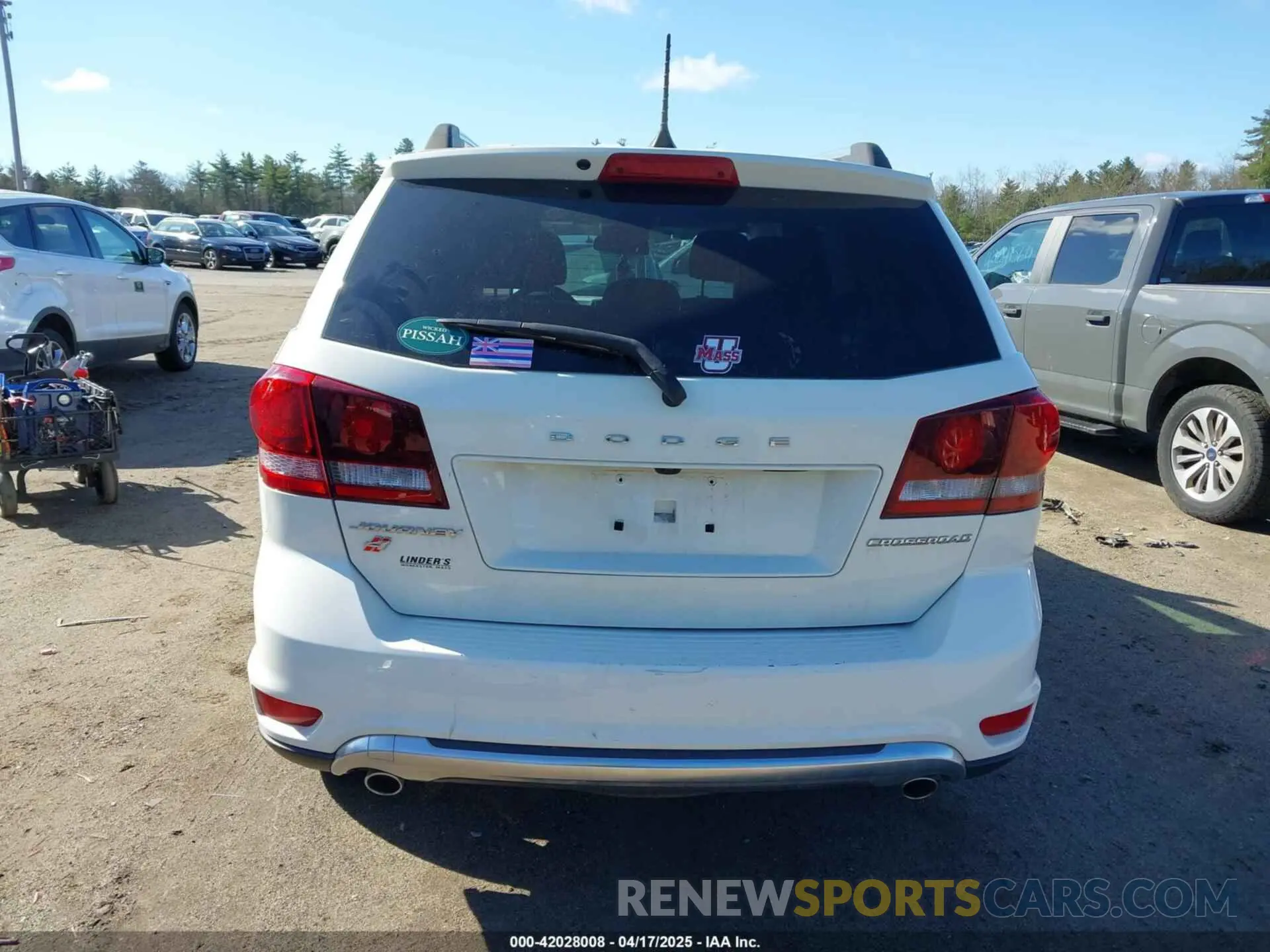 17 fotografías del automóvil dañado 3C4PDDGGXKT848891 DODGE JOURNEY 2019