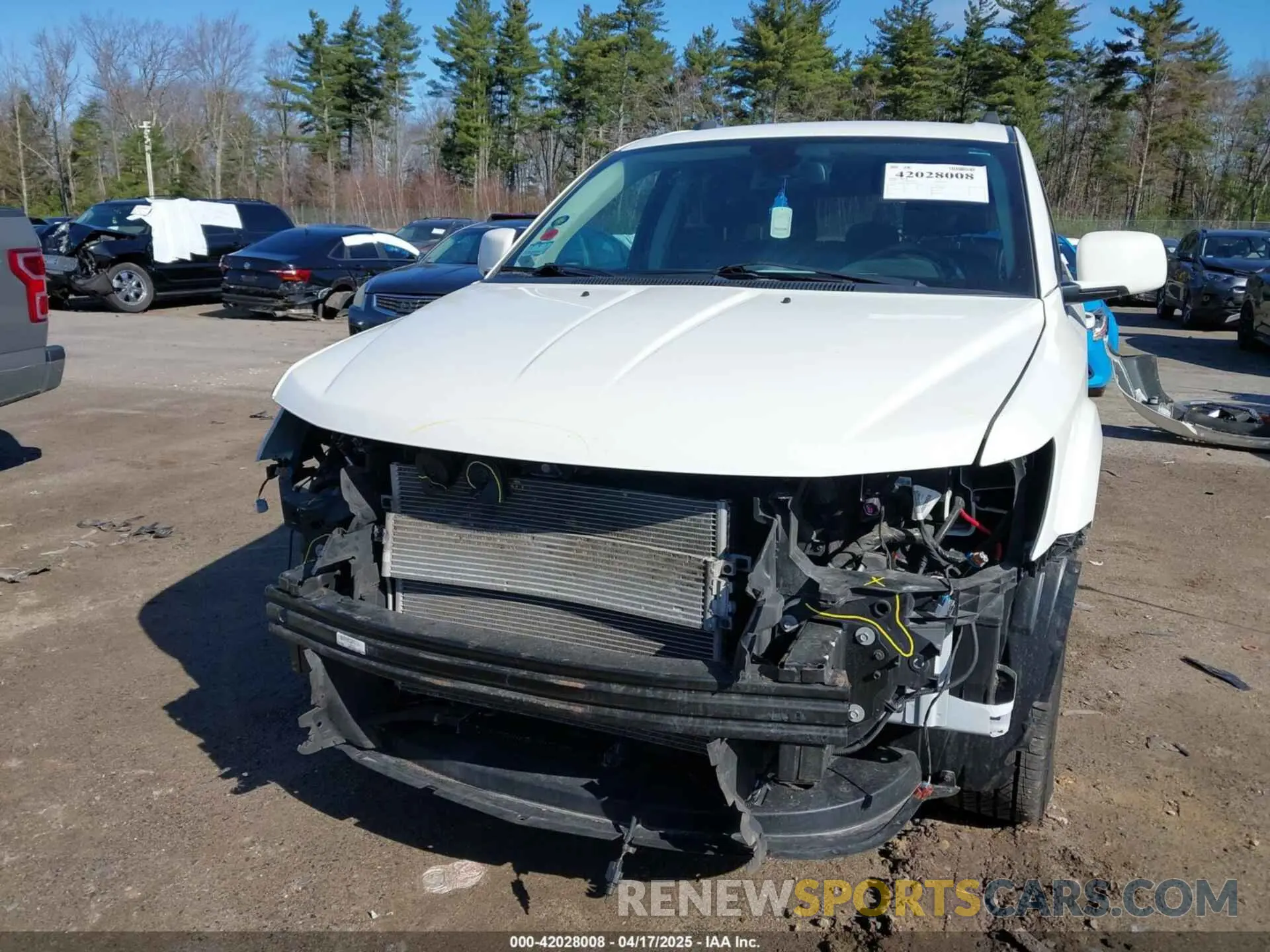 6 fotografías del automóvil dañado 3C4PDDGGXKT848891 DODGE JOURNEY 2019