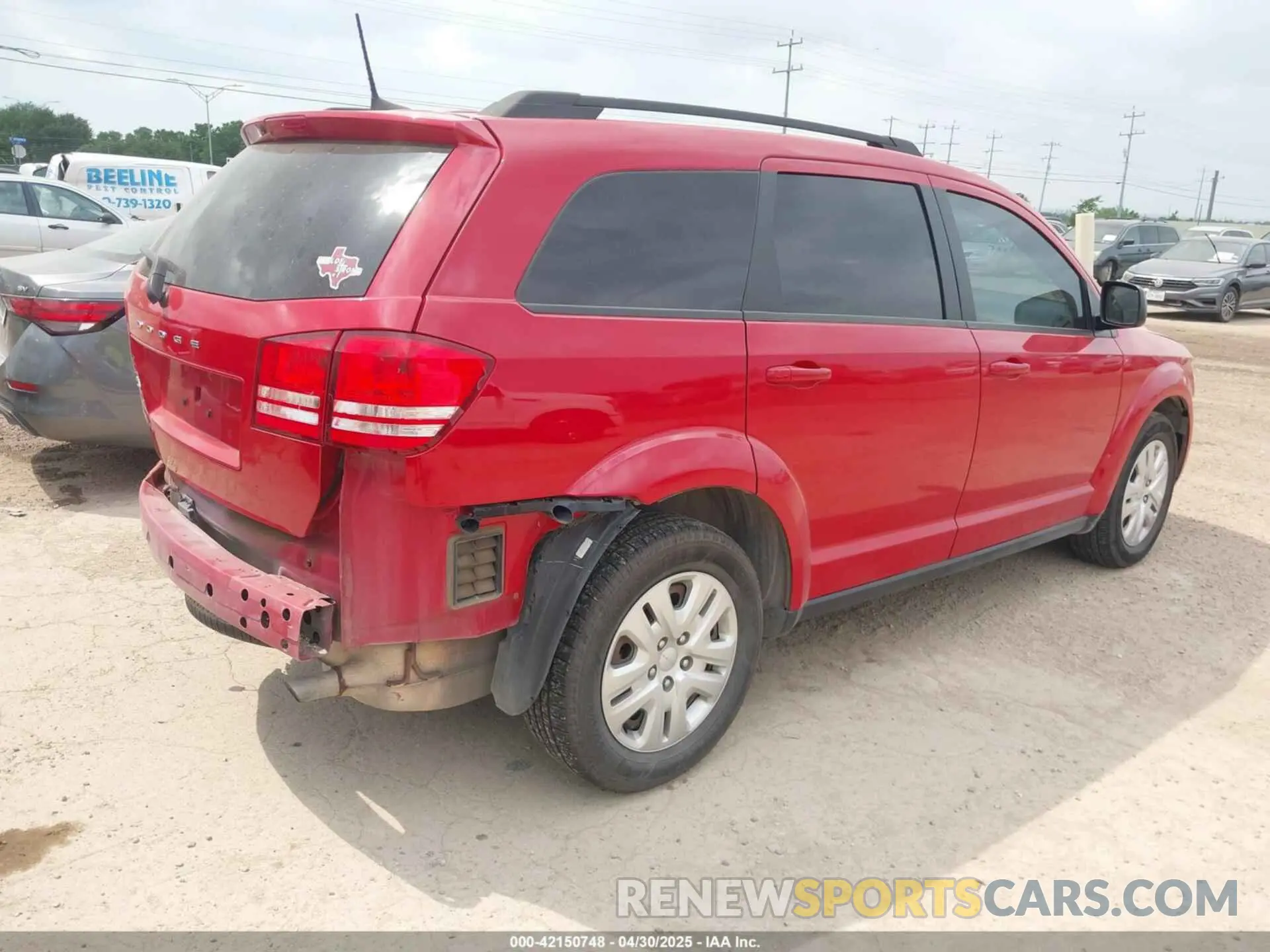 4 fotografías del automóvil dañado 3C4PDCAB1LT277932 DODGE JOURNEY 2020