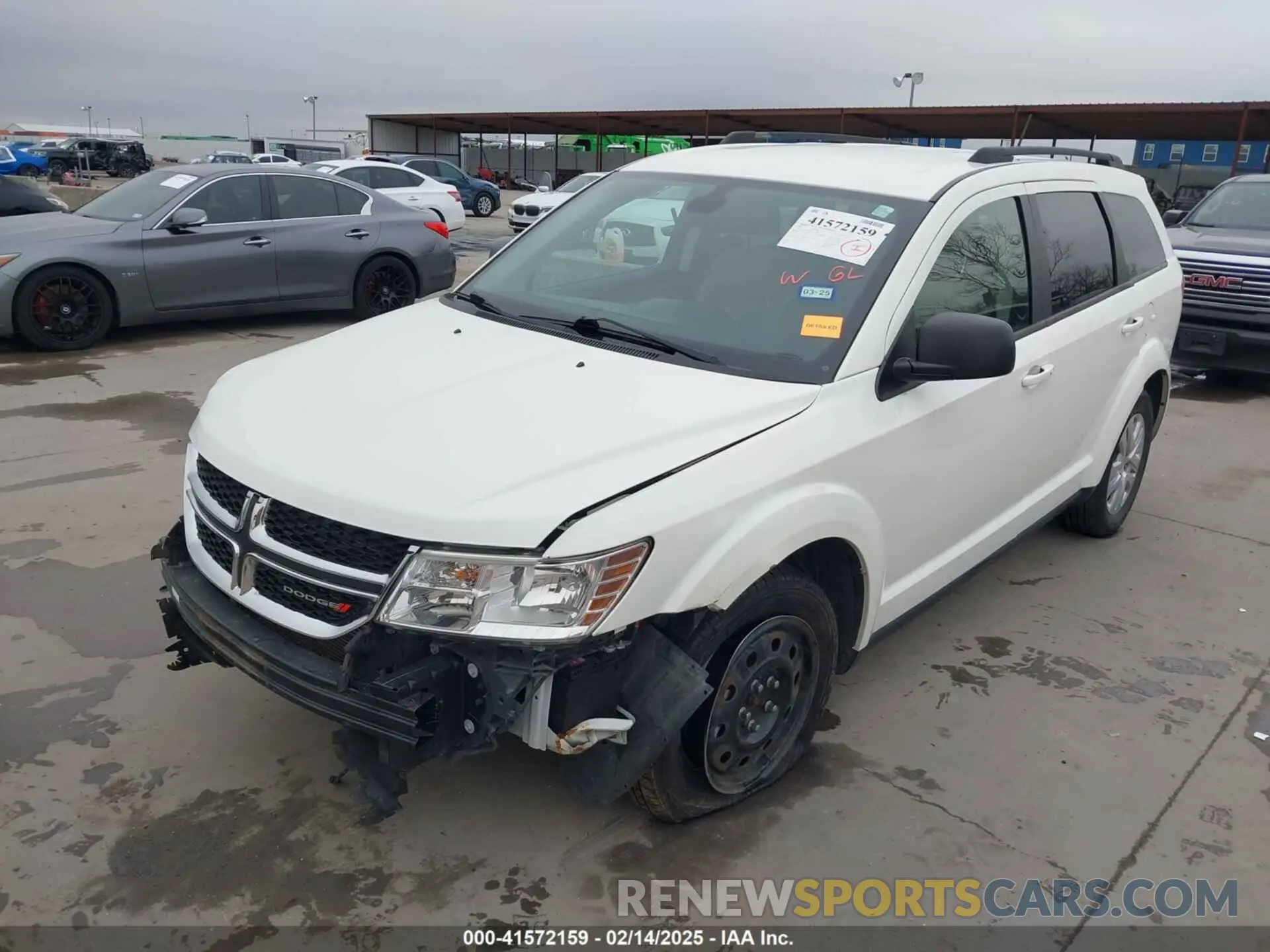 2 fotografías del automóvil dañado 3C4PDCAB4LT254595 DODGE JOURNEY 2020