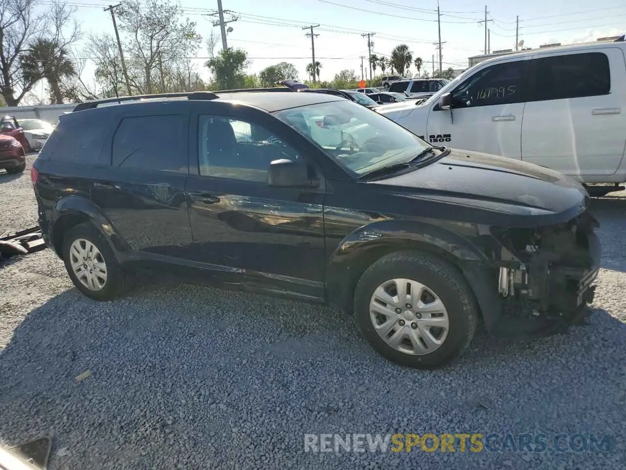 4 fotografías del automóvil dañado 3C4PDCAB5LT259479 DODGE JOURNEY 2020