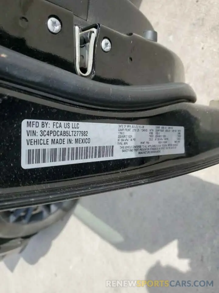 14 fotografías del automóvil dañado 3C4PDCAB5LT277982 DODGE JOURNEY 2020