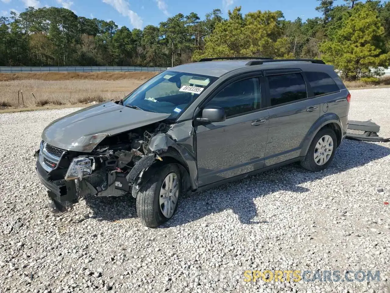 1 fotografías del automóvil dañado 3C4PDCAB7LT226273 DODGE JOURNEY 2020