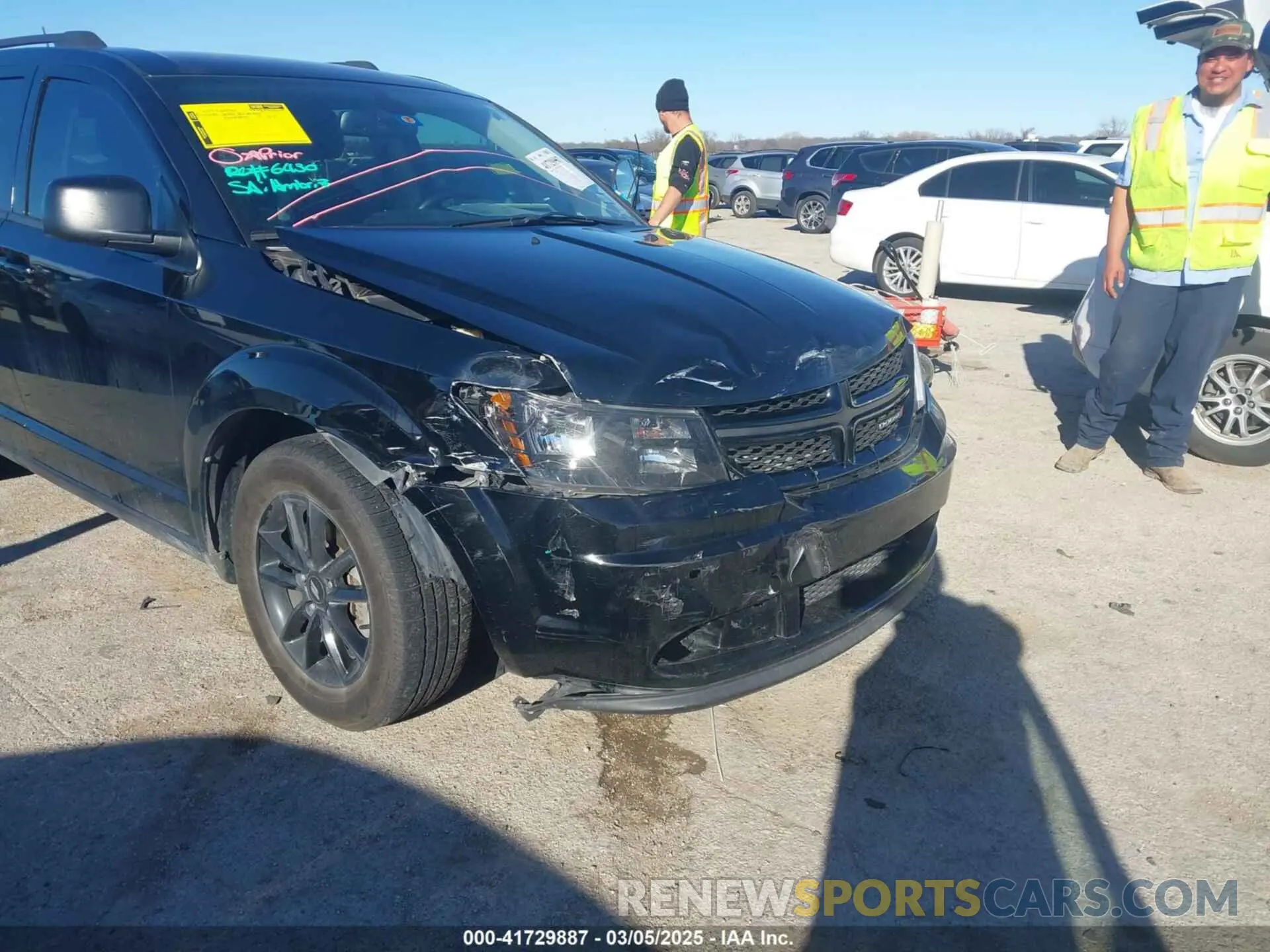 6 fotografías del automóvil dañado 3C4PDCAB7LT277627 DODGE JOURNEY 2020