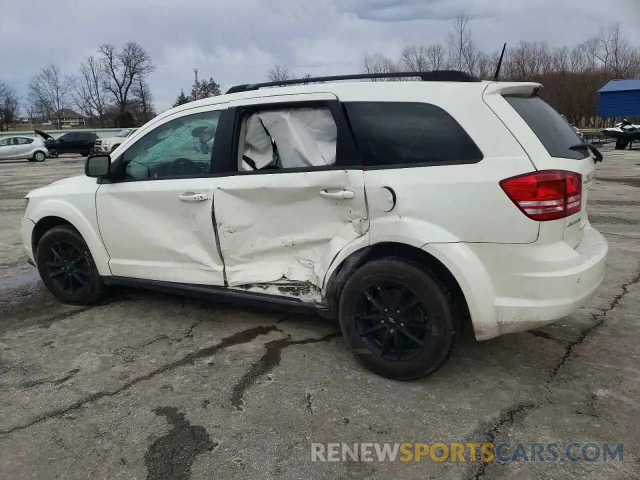 2 fotografías del automóvil dañado 3C4PDCABXLT250664 DODGE JOURNEY 2020