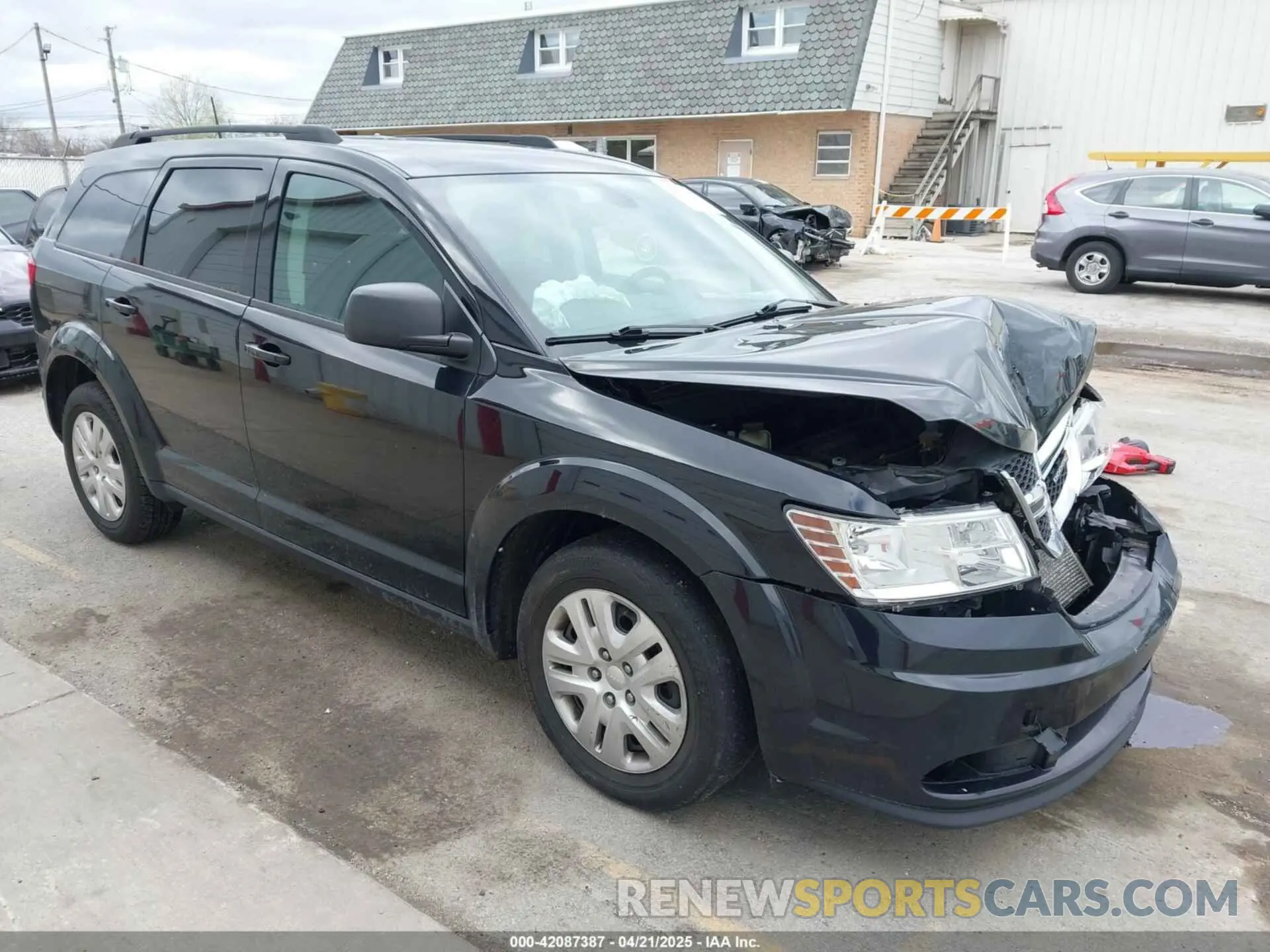 1 fotografías del automóvil dañado 3C4PDCABXLT274611 DODGE JOURNEY 2020